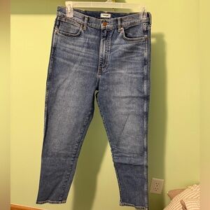 Wrangler Whimsy High Rise Slim Blue Denim Jeans
